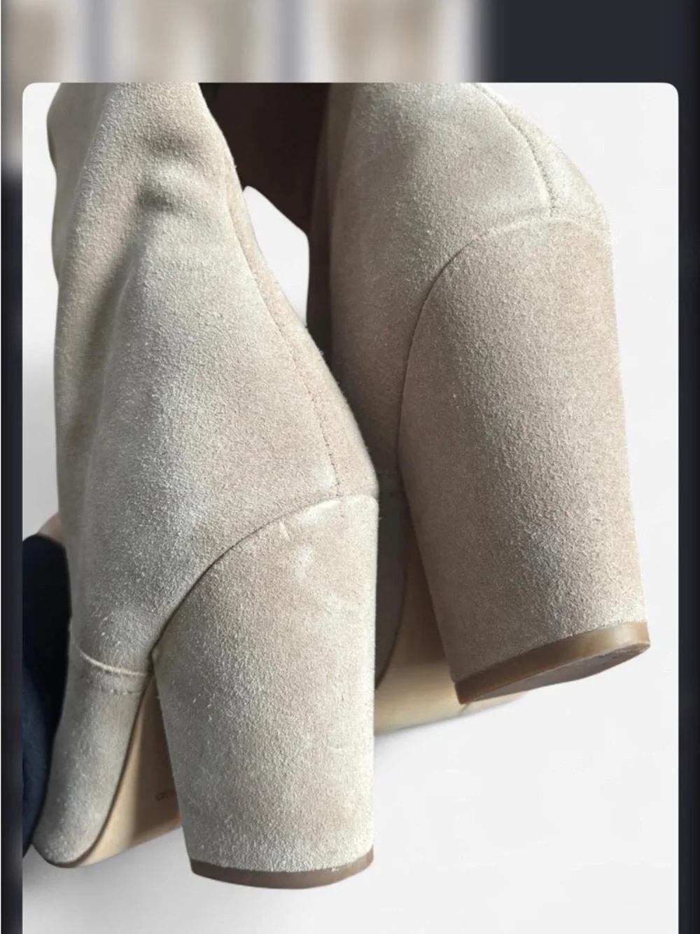 Dolce Vita Nathen Pull On Suede Knee High Boots size 8 - Picture 5 of 7